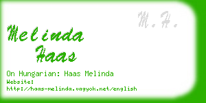 melinda haas business card